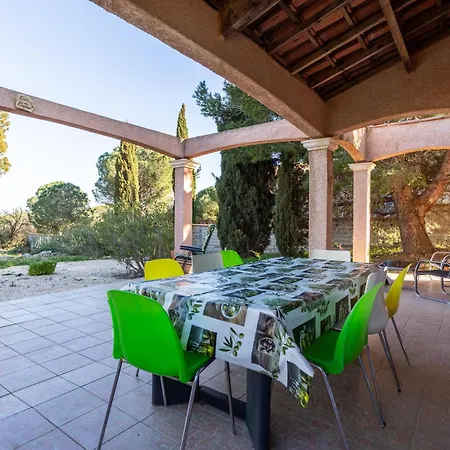 La Terrasse D'Azur - Vue Mer, Jardin & Parking Ferienhaus La Palme